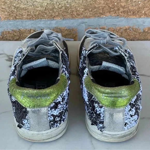 P448 John Sequin Sneakers size 6