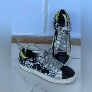 P448 John Sequin Sneakers size 6