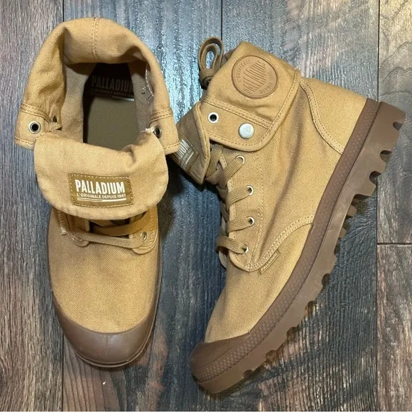 Palladium men’s baggy shoes / boots in Woodlin color way size 12