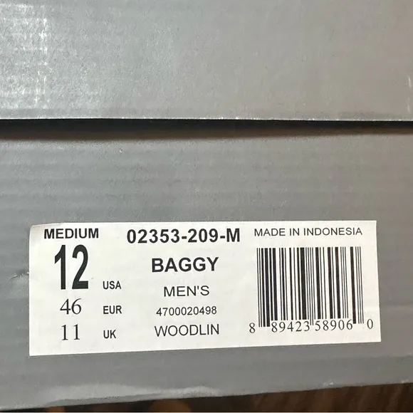 Palladium men’s baggy shoes / boots in Woodlin color way size 12