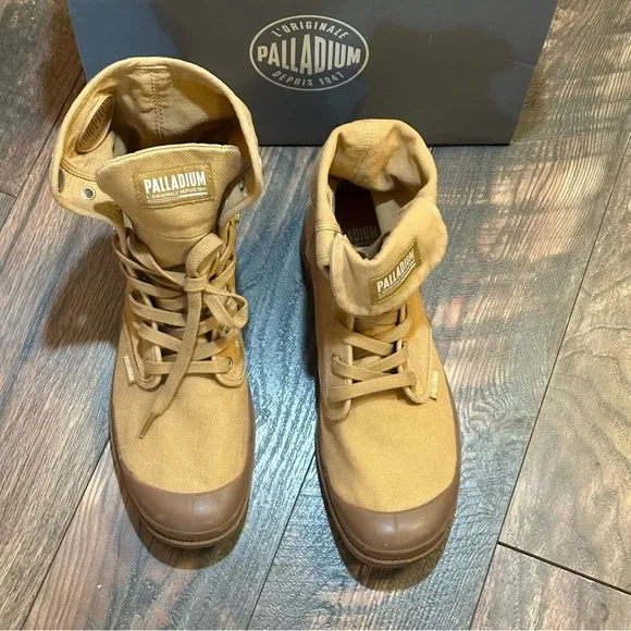 Palladium men’s baggy shoes / boots in Woodlin color way size 12