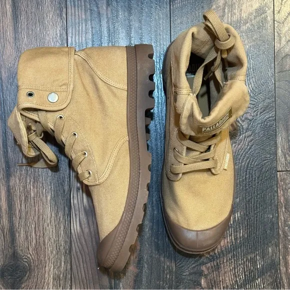 Palladium men’s baggy shoes / boots in Woodlin color way size 12