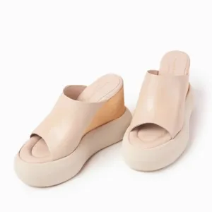 Paloma Barcelo-  Emry Platform Leather Sandals