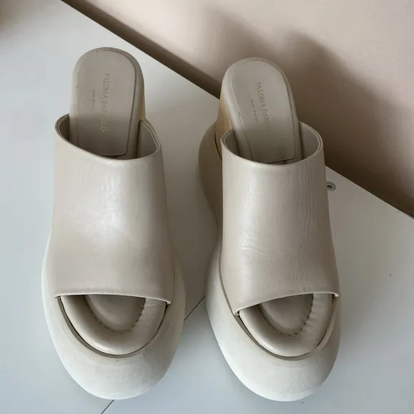 Paloma Barcelo-  Emry Platform Leather Sandals