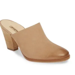 Paul Green Vonda Mule Shoes Women's 8 UK / 10.5 US Tan Nubuck Leather Clog 2165
