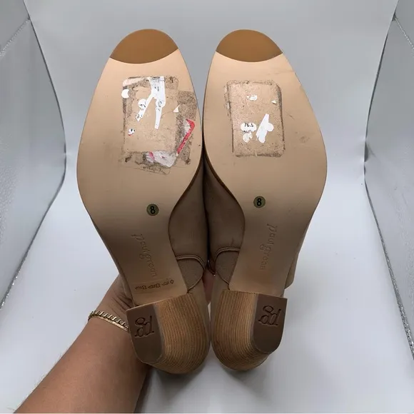 Paul Green Vonda Mule Shoes Women's 8 UK / 10.5 US Tan Nubuck Leather Clog 2165