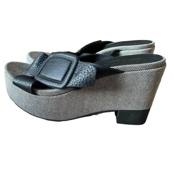Pedro Garcia Donata wedge platform shoes 39 1/2 FIRM