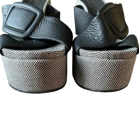 Pedro Garcia Donata wedge platform shoes 39 1/2 FIRM