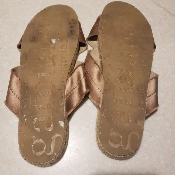 Pedro Garcia Espadrilles Women's Sandals Green Size US 9 EU 40 Pink