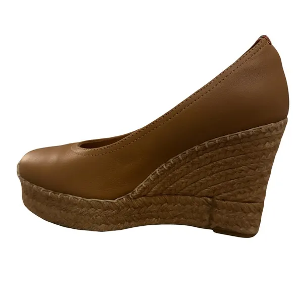 Penelope Chilvers Scoop Leather Espadrille Tan 35