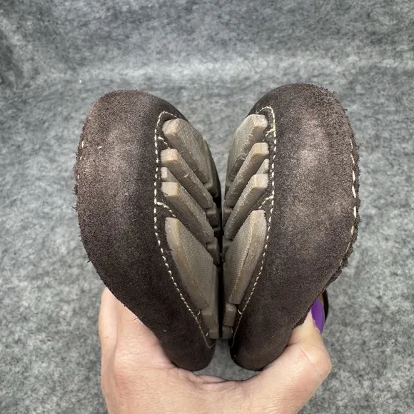 Peter Millar Driving Moccasins Shoes Men 12M Brown Suede Silver Horsebit Loafers