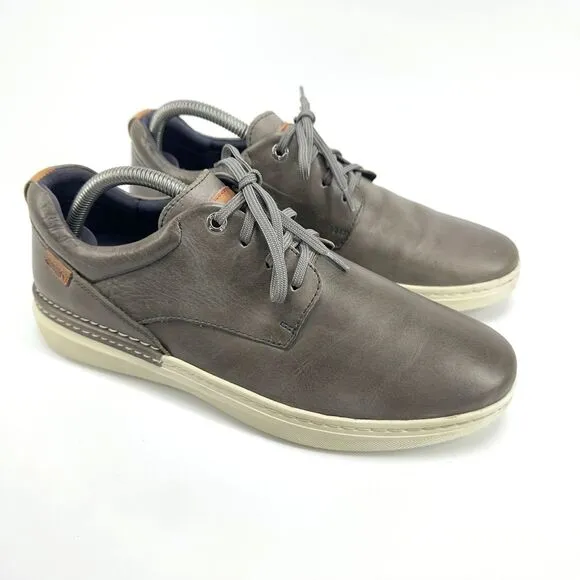 Pikolinos Mens Size 42 / 8.5 BEGUR M7P Gray Leather Casual Lace Up Sneaker Shoes