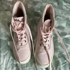 Polo by Ralph Lauren girls Pink High-Top Sneakers