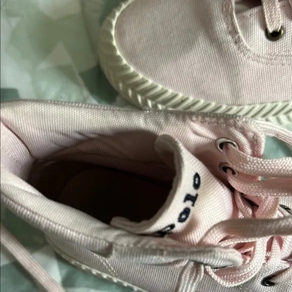 Polo by Ralph Lauren Women's Pink High-Top Sneakers