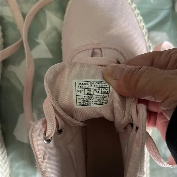 Polo by Ralph Lauren Women's Pink High-Top Sneakers