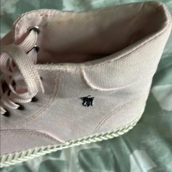 Polo by Ralph Lauren Women's Pink High-Top Sneakers