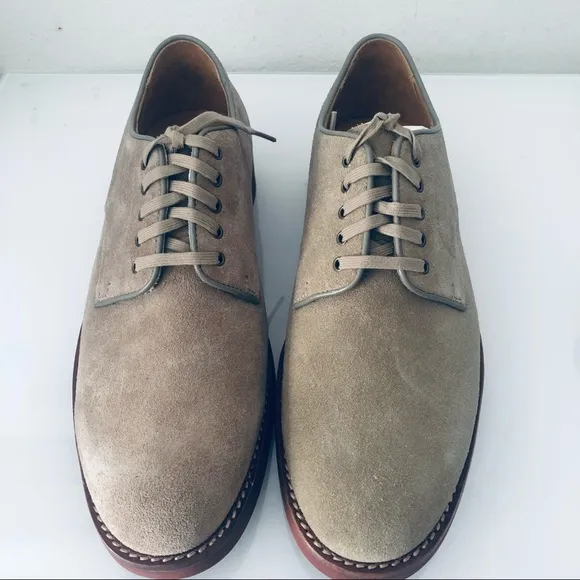 POLO RALPH LAUREN LEATHER PLAIN TOE SHOES.8.5