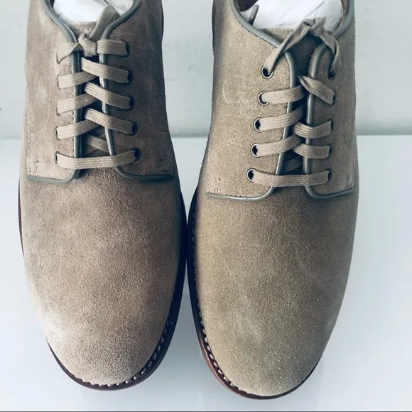 POLO RALPH LAUREN LEATHER PLAIN TOE SHOES.8.5