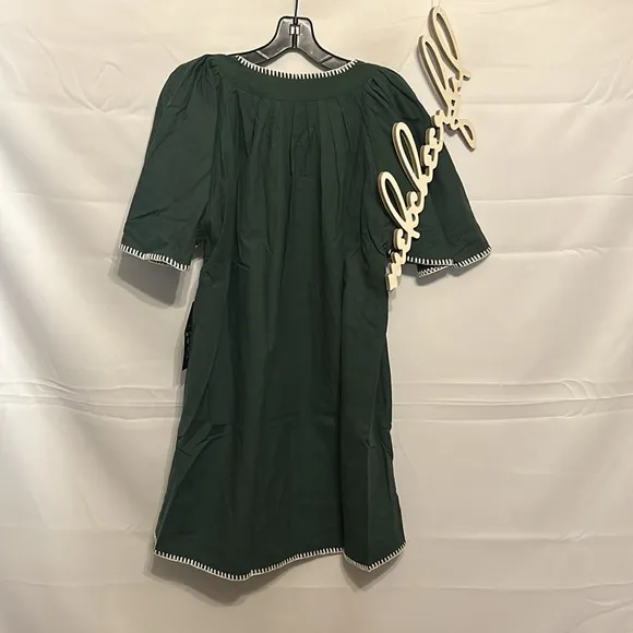 POMANDER PLACEGreen Stitch Finley Flutter Sleeve Dress
