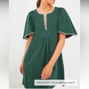 POMANDER PLACEGreen Stitch Finley Flutter Sleeve Dress