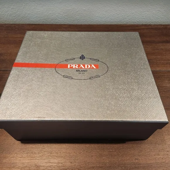 Prada Womens Brown Wedge Sandals, Size 35