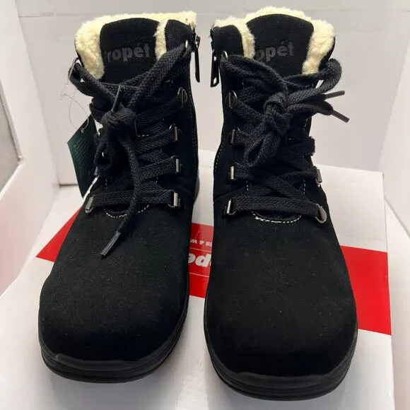 Propét Demi Women's Black Suede Bootie, Size 9.5