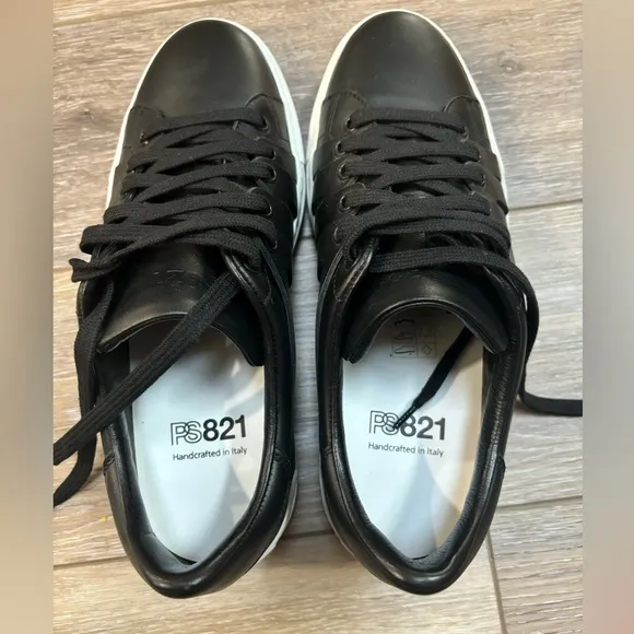 PS821 Shoes UK Size 38 Alpha Black Leather S.2 Limited 1 114 Quiet Luxury NIB