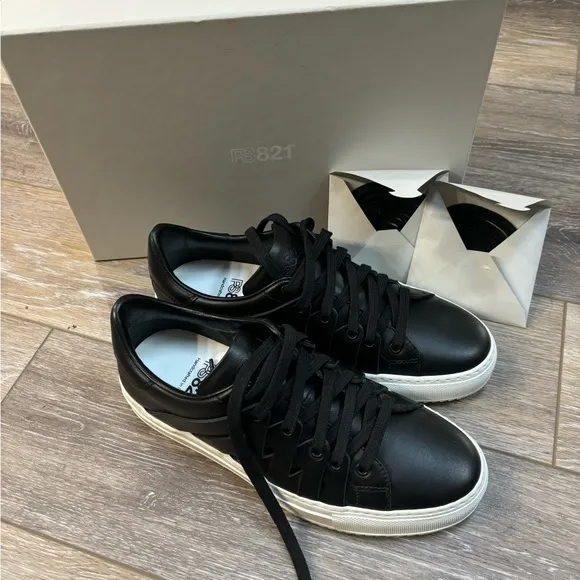 PS821 Shoes UK Size 38 Alpha Black Leather S.2 Limited 1 114 Quiet Luxury NIB