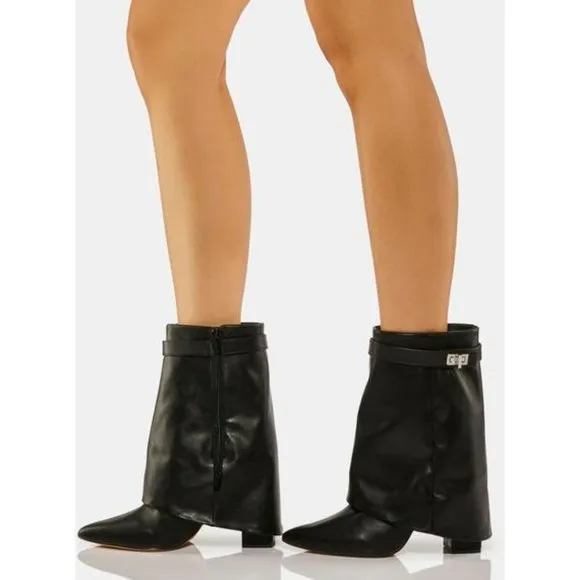 Public Desire BLACK  FYRE ANKLE BOOTS ( BRAND NEW !!!!!!!! )