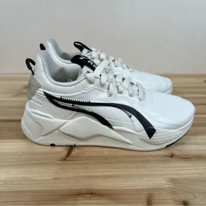 PUMA RS-X Brush Jr running shoes youth men’s 7 womens 8.5 White black NEW