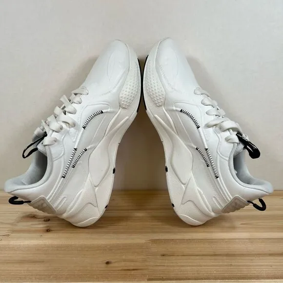 PUMA RS-X Brush Jr running shoes youth men’s 7 womens 8.5 White black NEW