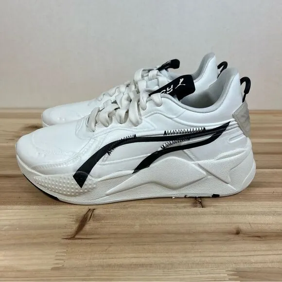 PUMA RS-X Brush Jr running shoes youth men’s 7 womens 8.5 White black NEW