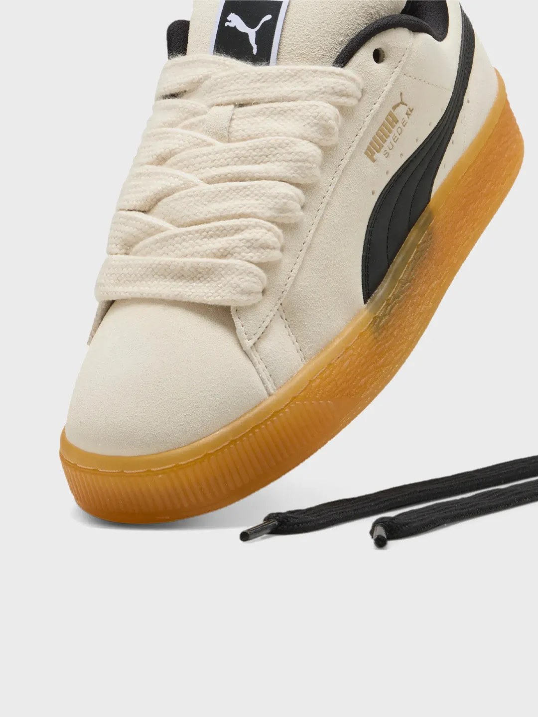 Puma Suede XL Dark Risk Sneakers | Alpine Snow