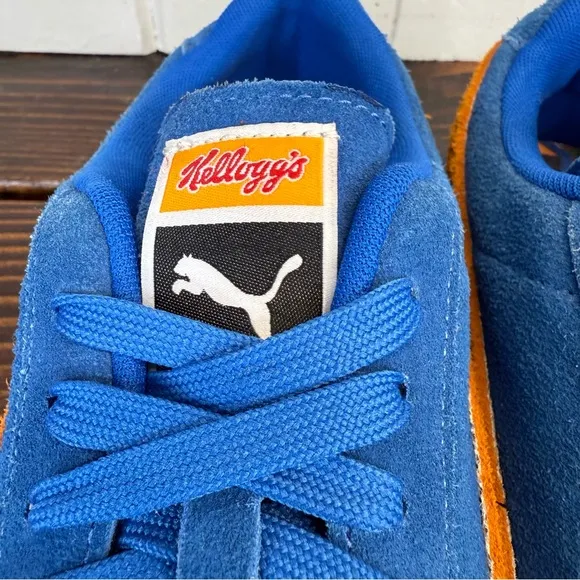 PUMA x Kellogg’s Tony the Tiger Blue Suede Sneakers – Men’s Size 9 (US)