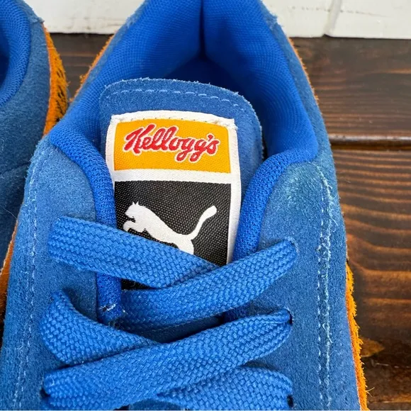 PUMA x Kellogg’s Tony the Tiger Blue Suede Sneakers – Men’s Size 9 (US)