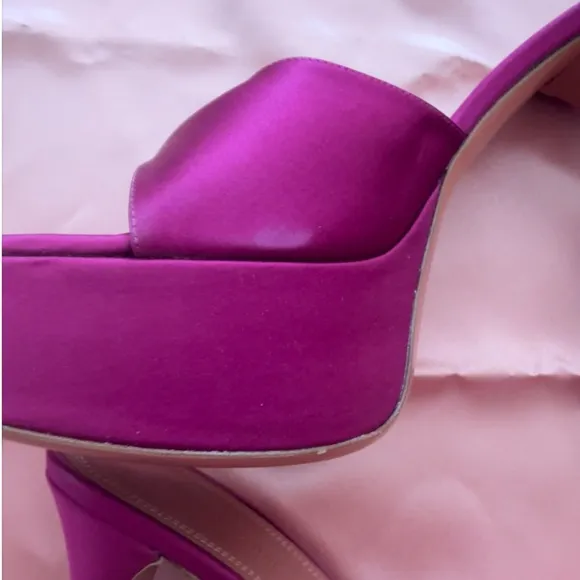 Purple Dalida 140 Heeled Sandals NWOB Size 40