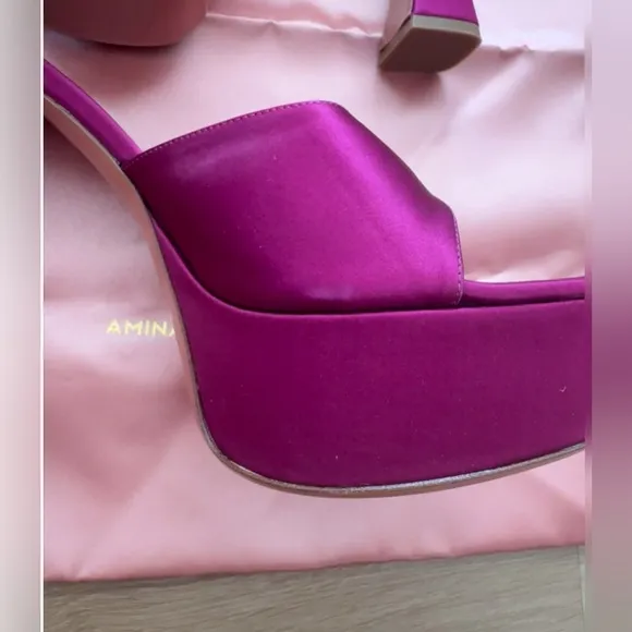 Purple Dalida 140 Heeled Sandals NWOB Size 40