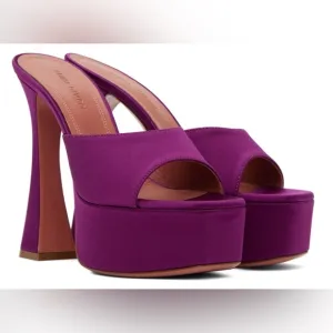 Purple Dalida 140 Heeled Sandals NWOB Size 40