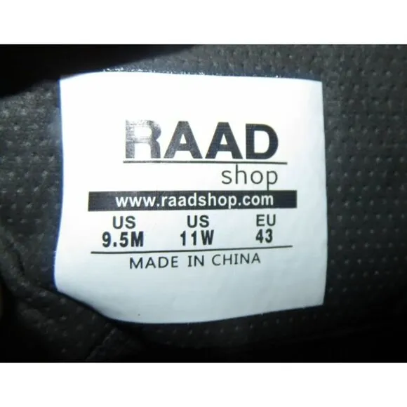 RAAD Shop Red Camo Gorilla High Top Canvas Sneakers men 9.5 women 11 Memory Foam