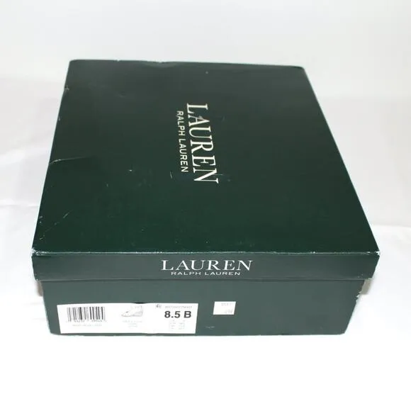 Ralph Lauren Hale Wedge Sandals Khaki Size 8.5 NWT