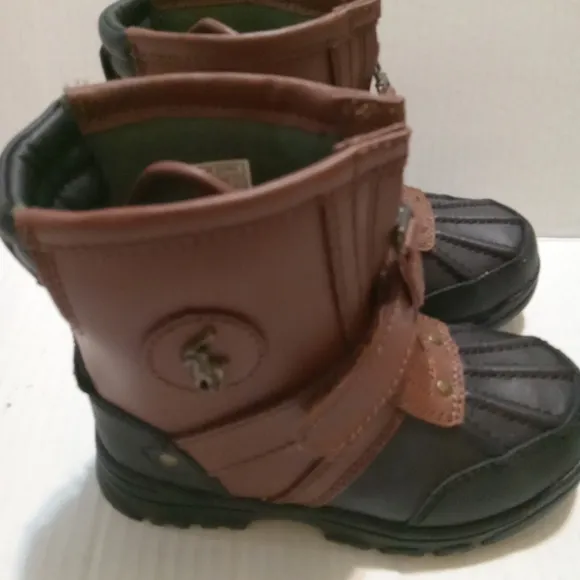 Ralph Lauren Polo boys boots size 10