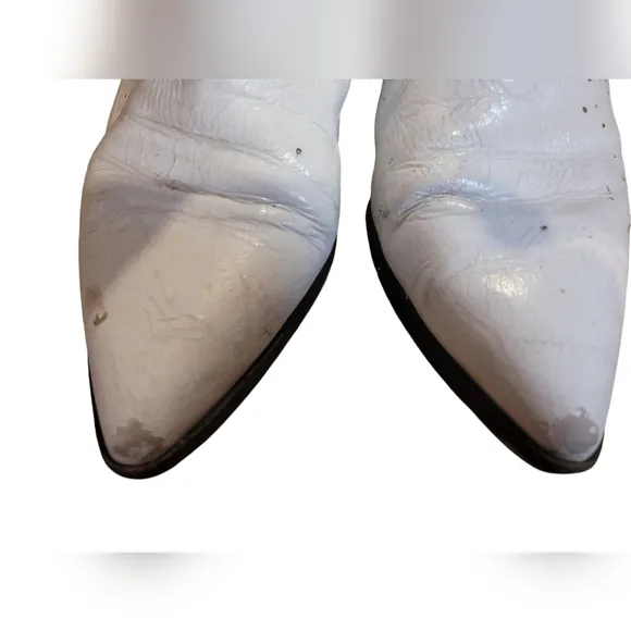 Rebecca Minkoff White Western Boots Women's Size 10