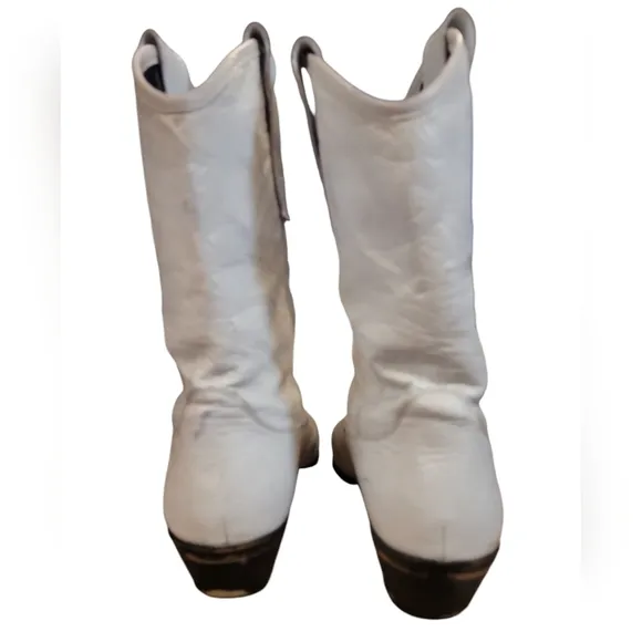 Rebecca Minkoff White Western Boots Women's Size 10