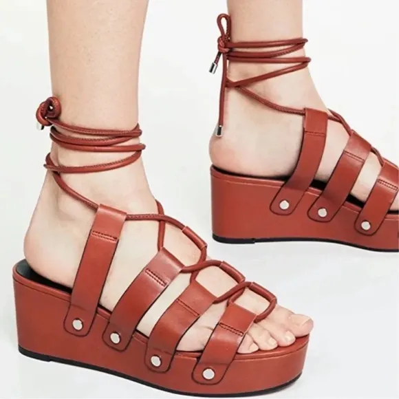Rebecca Minkoff Women's Iven Platform Wedge Sandals