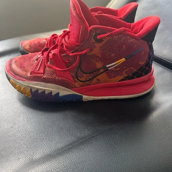 Red and Blue Athletic Shoes#11