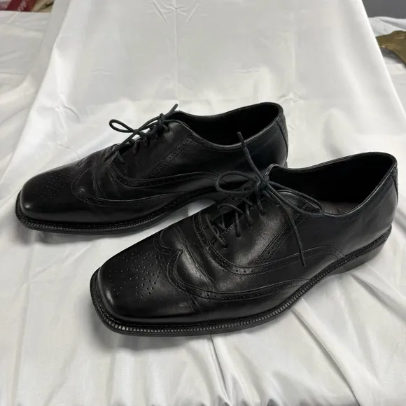 Redwing Mens 12EEEE Wingtip Oxford Black Shoes Leather 4790 Grandpa Dad Business