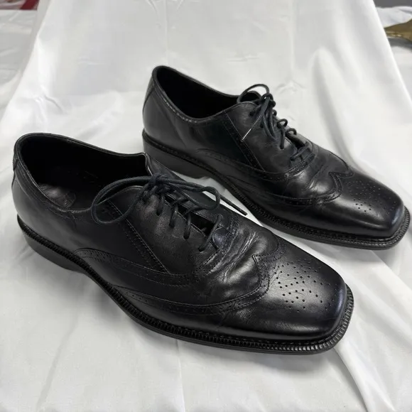 Redwing Mens 12EEEE Wingtip Oxford Black Shoes Leather 4790 Grandpa Dad Business