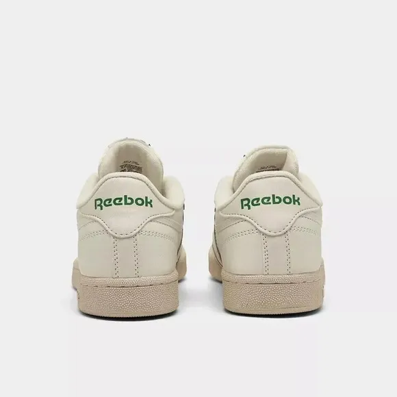 Reebok Club C GY7470 Sneaker Big Kids Chalk Leather Lace Up Casual Shoes NR7679