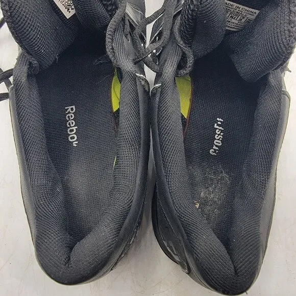 Reebok Crossfit Mens 11 Black Training Shoes Gym Lifestyle Casual V67254