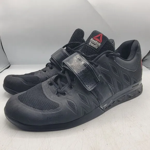 Reebok Crossfit Mens 11 Black Training Shoes Gym Lifestyle Casual V67254
